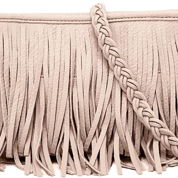 Stylish Crossbody Handbag with Fringe - Ideal for Travel and Everyday Wear - Picture 1 of 6